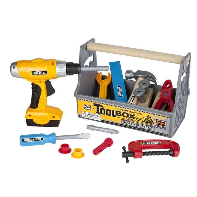 Werkzeugkoffer - 22-teilig - Inkl. Akkuschrauber - Besttoy 1 Werkzeugkoffer - 22-teilig - Inkl. Akkuschrauber - Besttoy