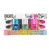 Canenco Create It! - Nagellack 3er Set - Meerjungfrau