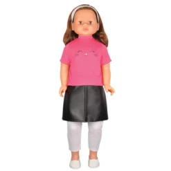 Besttoy - Puppenkleidung Für Josy - Lederrock 5 Besttoy - Puppenkleidung Für Josy - Lederrock -Zapf Creation shop 223064 4016096396435 besttoy laufpuppe kleidung rock tshirt 01