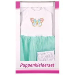 Besttoy - Puppenkleidung Für Josy - Schmetterling -Zapf Creation shop 223065 4016096396442 besttoy laufpuppe kleidung schmetterling mint 03