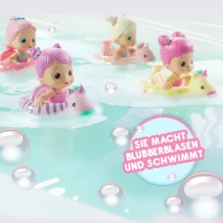IMC TOYS Bloopies Floaties - Badepuppen - 1 Stück -Zapf Creation shop 228456 8421134080928 imctoys bloopies puppe bloopies schwimmspass 03