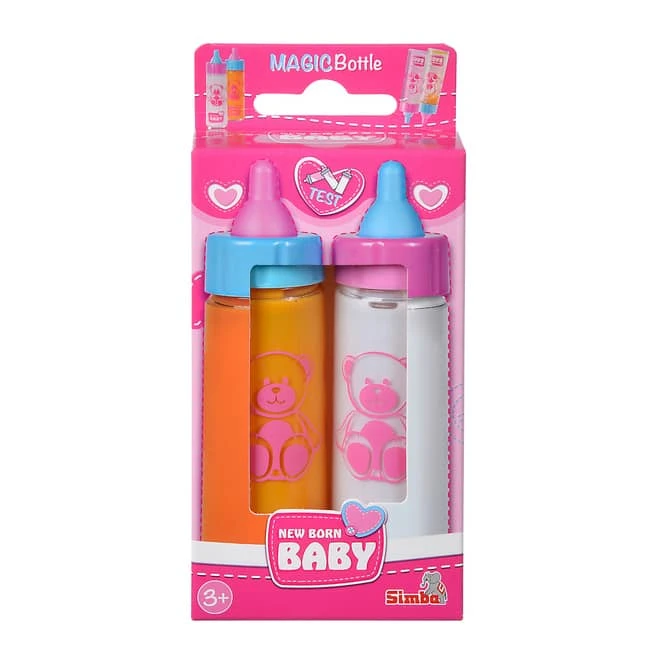 SIMBA TOYs New Born Baby - 2 Magische Milchfläschchen 2 SIMBA TOYs New Born Baby - 2 Magische Milchfläschchen – Bild 2
