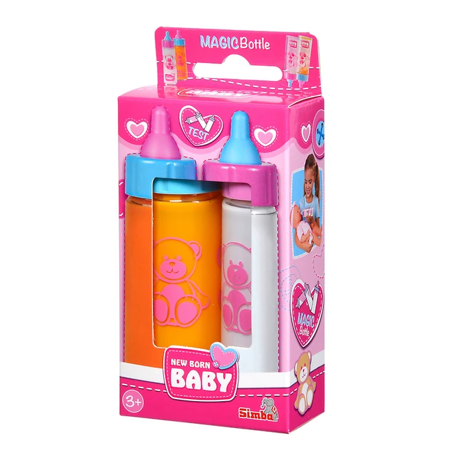 SIMBA TOYs New Born Baby - 2 Magische Milchfläschchen 1 SIMBA TOYs New Born Baby - 2 Magische Milchfläschchen