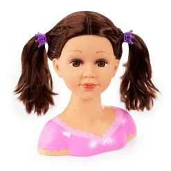 Bayer-Design Charlene Super Model - Schmink- Und Frisierkopf - Brünett