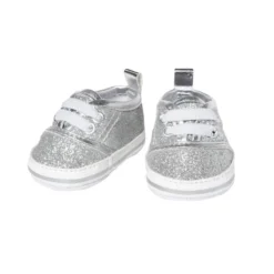 Heless Glitzer-Sneakers - Silber - Größe 38 - 45 Cm