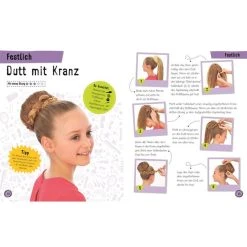 DK Verlag Zöpfe, Knoten, Flechtfrisuren - 30 Hairstyles Für Mädchen