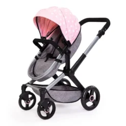 Bayer-Design Kombi Puppenwagen Xeo - Rosa-Grau -Zapf Creation shop 242138 4003336170306 ulba puppenwagen xeo rosa 02