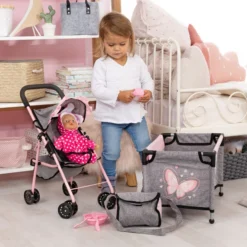 Bayer-Design Puppenzubehör Set - Mit Buggy Und Reisebett -Zapf Creation shop 242140 4003336412925 ulba buggyset reisebett 21550