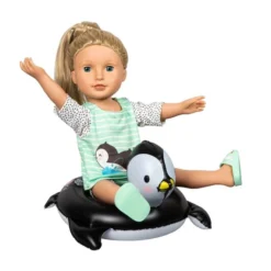 Heless Puppen Schwimmset - Pinguin - Größe 35 - 45 Cm