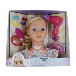 Besttoy Frisierkopf - Beauty Girl - Mit Viel Zubehör