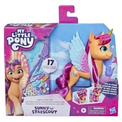 Hasbro My Little Pony Regenbogen - Haarstyles Sunny Starscout -Zapf Creation shop 244473 5010994120856 hasbro mlp regenbogen haar haarstyle sunny starscout 01 1