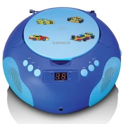 Lenco Tragbarer CD-Player/Radio Blau -Zapf Creation shop 247149 8711902066279 lenco kinder cd player mit mikrofon blau 04