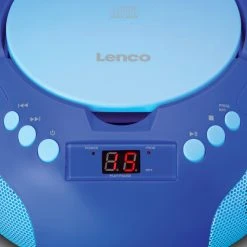 Lenco Tragbarer CD-Player/Radio Blau -Zapf Creation shop 247149 8711902066279 lenco kinder cd player mit mikrofon blau 08