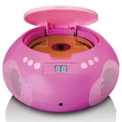 Lenco Tragbarer CD-Player/Radio Pink