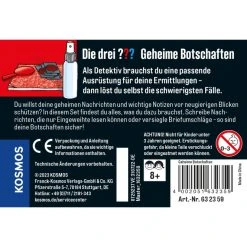 Kosmos Die Drei ??? - Geheime Botschaften 6 Kosmos Die Drei ??? - Geheime Botschaften -Zapf Creation shop 248873 4002051632359 Franckh DDF Geheime Botschaften 2