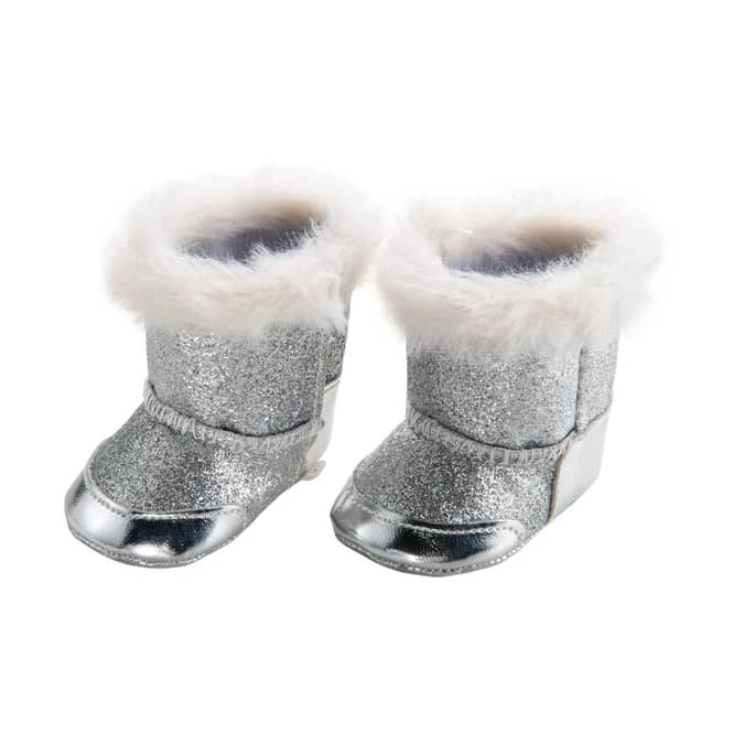 Heless Puppen Winterstiefel Mit Fell - Größe 38-45 Cm - Silber 1 Heless Puppen Winterstiefel Mit Fell - Größe 38-45 Cm - Silber