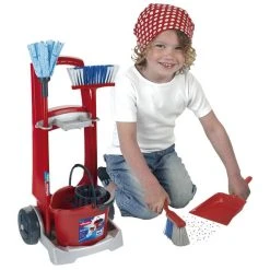 Klein Vileda Besenwagen