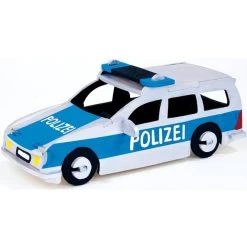 Pebaro Laubsägevorlage Polizeiauto -Zapf Creation shop polize farbig bearbeitet rgb